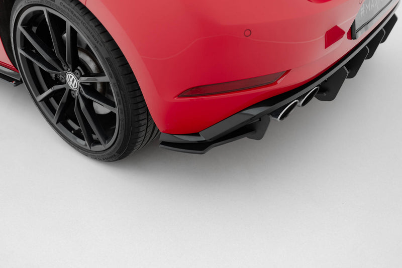 Maxton Design Street Pro Heck Diffusor Seite Volkswagen Golf R Mk7 Facelift