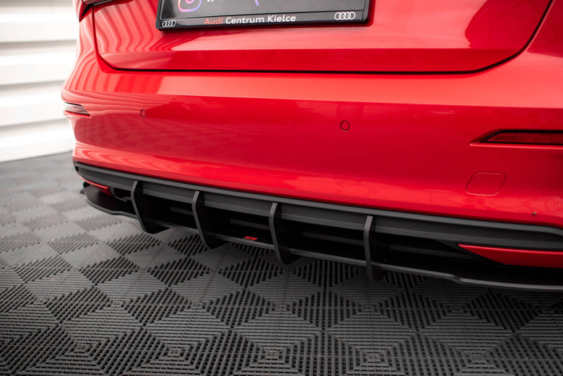 Maxton Design Racing Durability Rear Diffuser + Flaps Audi A3 Sportback 8Y