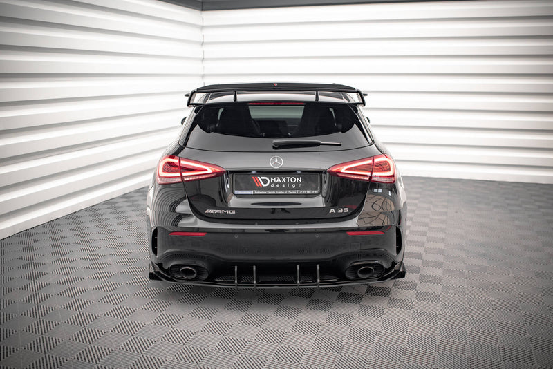 Maxton Design Racing Durability Rear Diffuser + Flaps Mercedes A35 AMG Hatchback Aero Pack W177