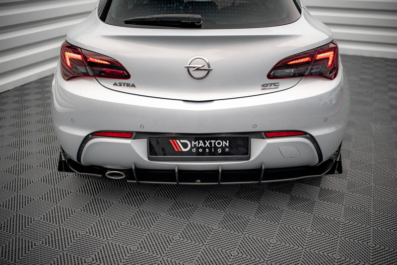 Maxton Design Rennen Haltbarkeit Heckansatz + Flaps Opel Astra GTC OPC-Line J