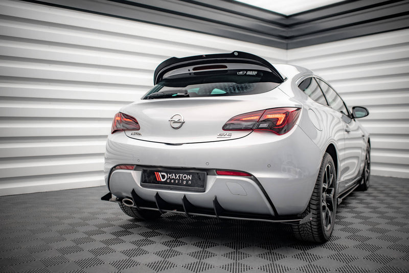 Maxton Design Racing Durability Rear Diffuser + Flaps Opel Astra GTC OPC-Line J