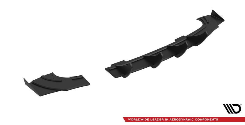 Maxton Design Racing Durability Rear Diffuser + Flaps Opel Astra GTC OPC-Line J