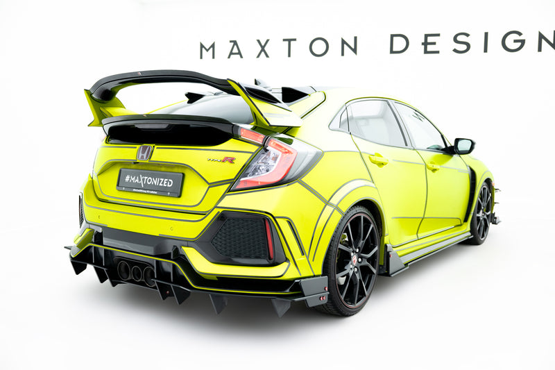 Maxton Design Rennen Haltbarkeit Heckansatz Honda Civic Type-R Mk10 / Mk10 Facelift