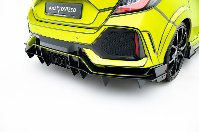 Maxton Design Rennen Haltbarkeit Heckansatz Honda Civic Type-R Mk10 / Mk10 Facelift