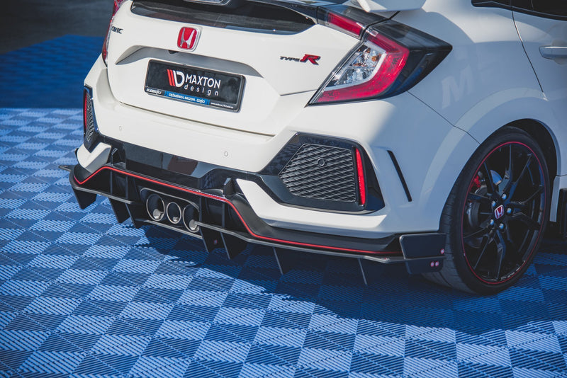 Maxton Design Race Durability Rear Diffuser Honda Civic Type-R Mk10 / Mk10 Facelift