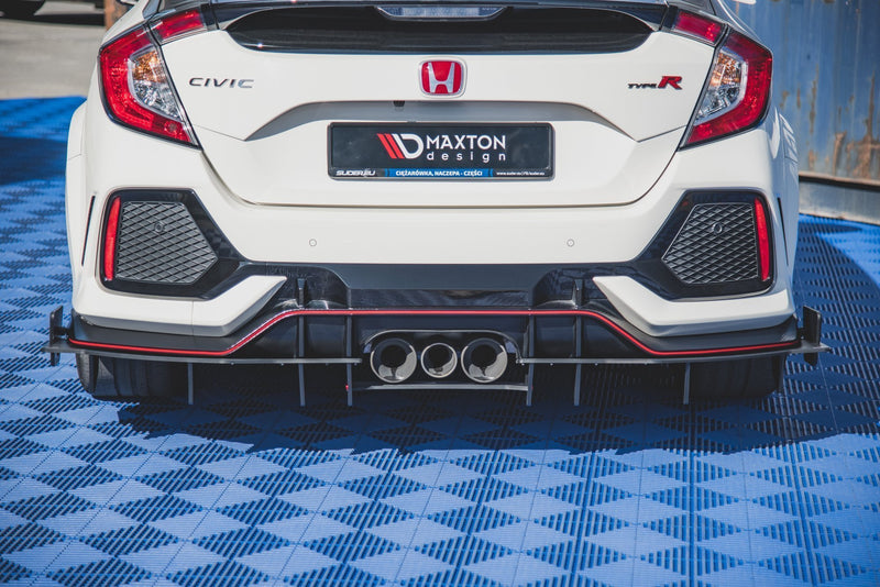 Maxton Design Rennen Haltbarkeit Heckansatz Honda Civic Type-R Mk10 / Mk10 Facelift