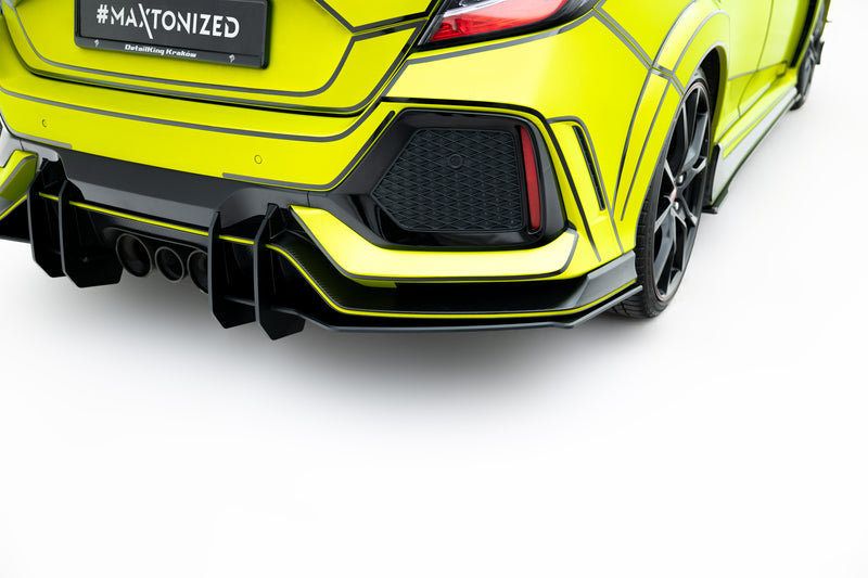 Maxton Design Rennen Haltbarkeit Heckansatz V.2 Honda Civic Type R Mk10