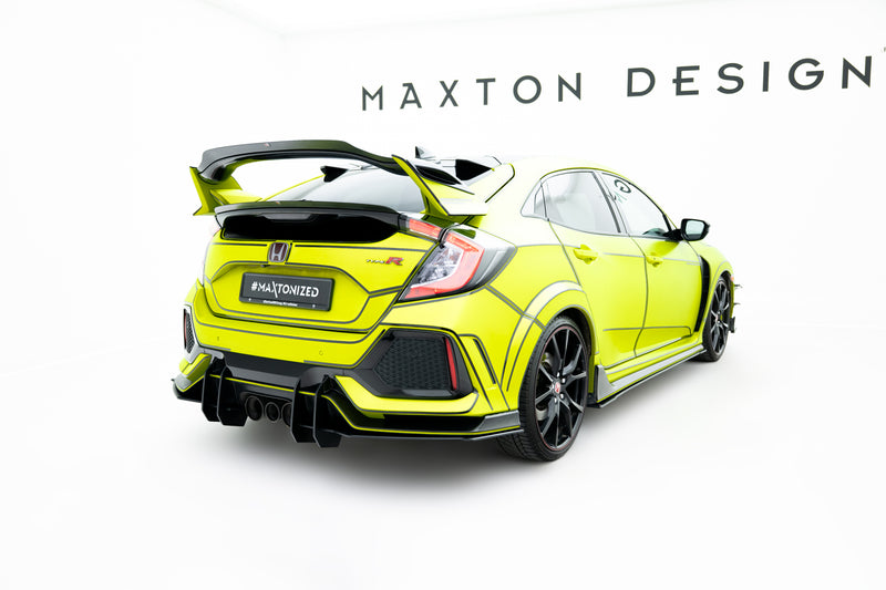 Maxton Design Rennen Haltbarkeit Heckansatz V.2 Honda Civic Type R Mk10