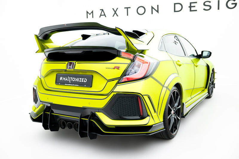 Maxton Design Rennen Haltbarkeit Heckansatz V.2 Honda Civic Type-R Mk10 / Mk10 Facelift