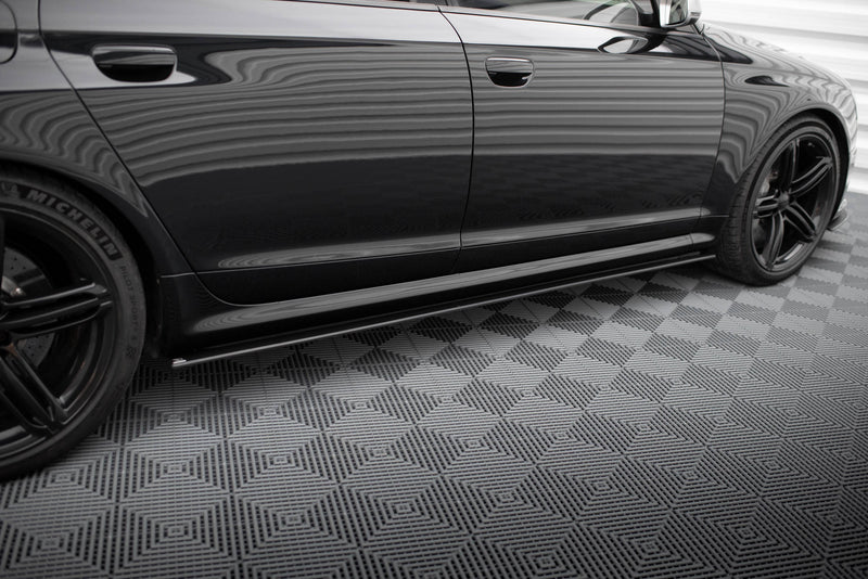 Maxton Design Street Pro Side Skirt Diffuser Audi RS6 Avant C6