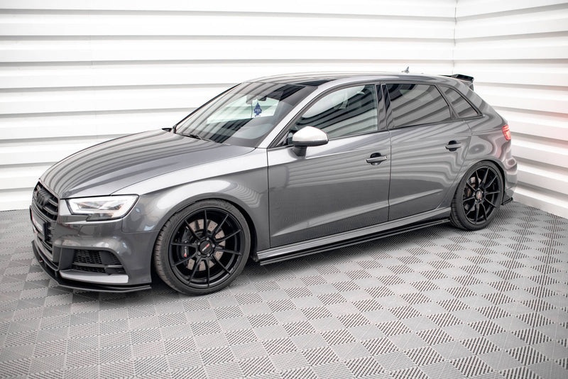 Maxton Design Street Pro Side Skirt Diffuser Audi S3 / A3 S-Line Sportback 8V Facelift