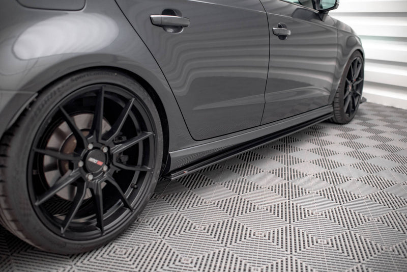 Maxton Design Street Pro Side Skirt Diffuser Audi S3 / A3 S-Line Sportback 8V Facelift