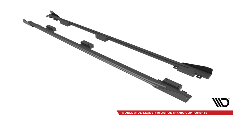 Maxton Design Street Pro Seitenschweller Diffusor + Flaps Audi A3 8Y
