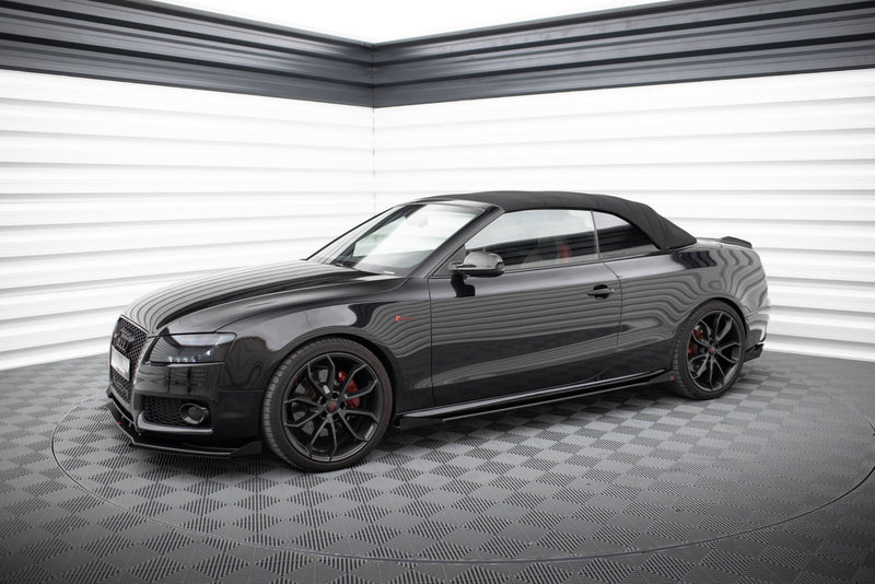 Maxton Design Street Pro Seitenschweller Diffusor + Flaps Audi A5 / A5 S-Line / S5 Coupe / Cabrio 8T / 8T Facelift