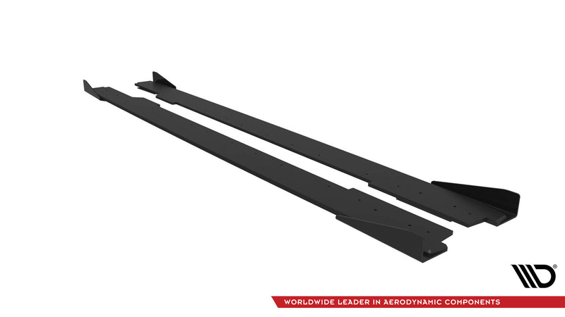 Maxton Design Street Pro Seitenschweller Diffusor + Flaps Audi A5 / A5 S-Line / S5 Coupe / Cabrio 8T / 8T Facelift
