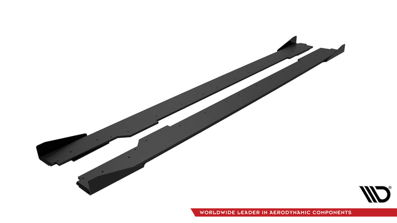 Maxton Design Street Pro Seitenschweller Diffusor + Flaps Audi A5 / A5 S-Line / S5 Coupe / Cabrio 8T / 8T Facelift