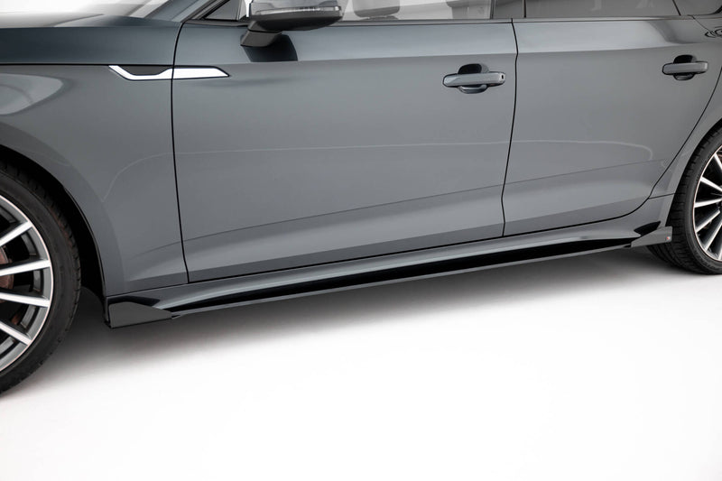 Maxton Design Street Pro Seitenschweller Diffusor + Flaps Audi A5 Sportback F5 Facelift