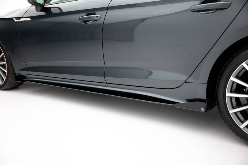 Maxton Design Street Pro Seitenschweller Diffusor + Flaps Audi A5 Sportback F5 Facelift