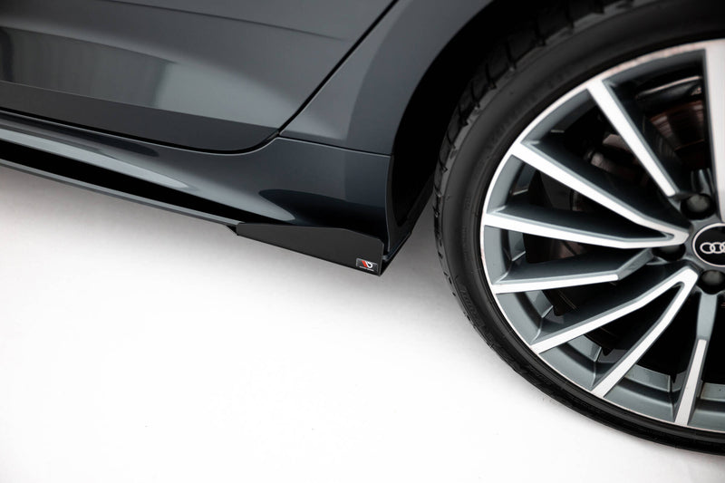 Maxton Design Street Pro Seitenschweller Diffusor + Flaps Audi A5 Sportback F5 Facelift