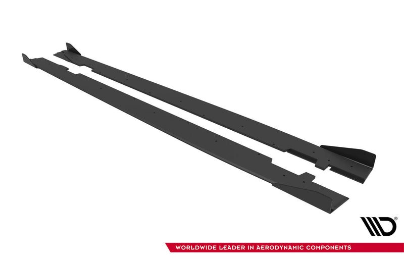Maxton Design Street Pro Seitenschweller Diffusor + Flaps Audi A5 Sportback F5 Facelift