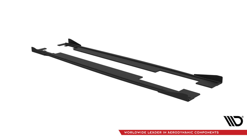 Maxton Design Street Pro Seitenschweller Diffusor + Flaps Audi A7 RS7 Look C7