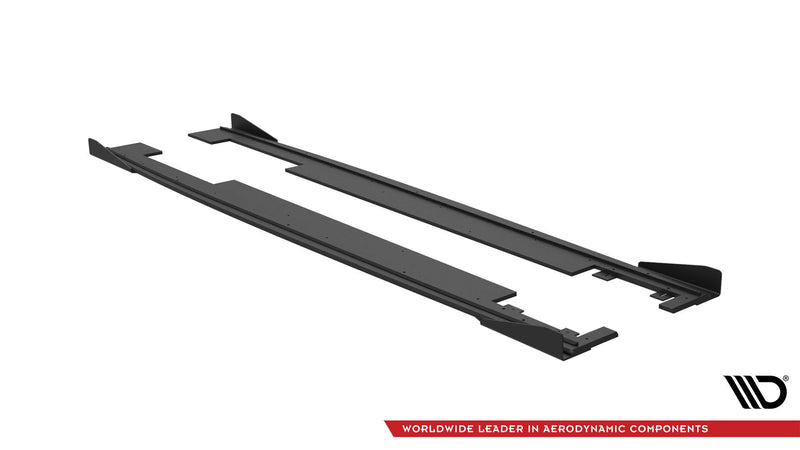 Maxton Design Street Pro Seitenschweller Diffusor + Flaps Audi A7 RS7 Look C7