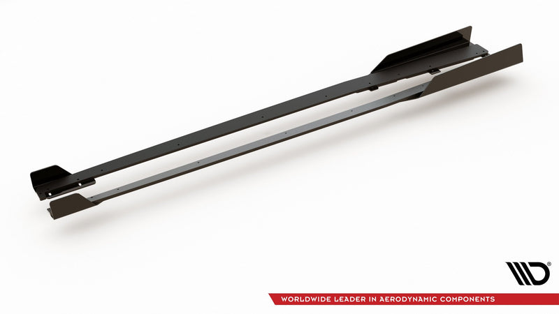 Maxton Design Street Pro Seitenschweller Diffusor + Flaps Audi RS3 8V Sportback