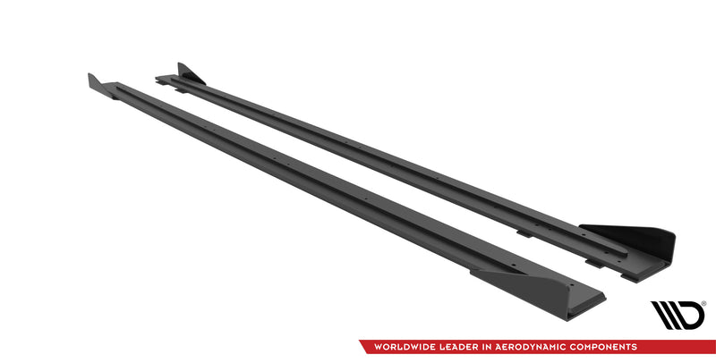 Maxton Design Street Pro Seitenschweller Diffusor + Flaps Audi RS6 Avant C6
