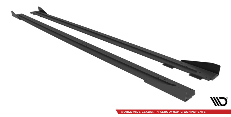 Maxton Design Street Pro Seitenschweller Diffusor + Flaps Audi RS6 Avant C6