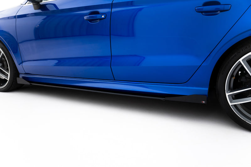 Maxton Design Street Pro Seitenschweller Diffusor + Flaps Audi S3 / A3 S-Line Sedan 8V