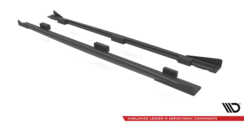 Maxton Design Street Pro Seitenschweller Diffusor + Flaps Audi S3 / A3 S-Line Sportback 8V Facelift