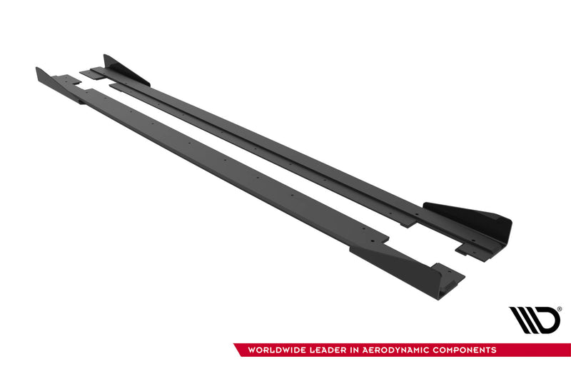 Maxton Design Street Pro Seitenschweller Diffusor + Flaps Audi TT S / TT S-Line 8J Facelift