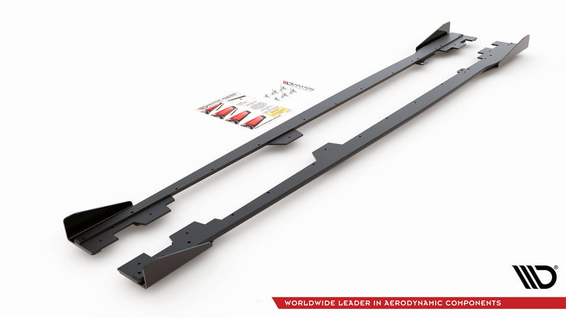 Maxton Design Street Pro Seitenschweller Diffusor + Flaps BMW 1 F21 M135i / M140i / M-Pack