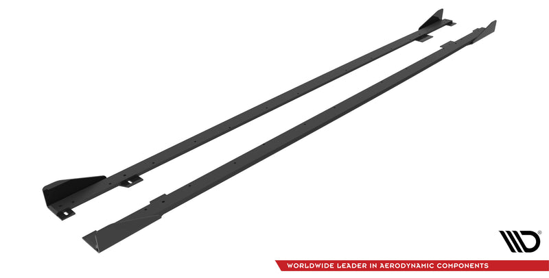 Maxton Design Street Pro Seitenschweller Diffusor + Flaps BMW 2 Coupe M-Pack / M240i G42