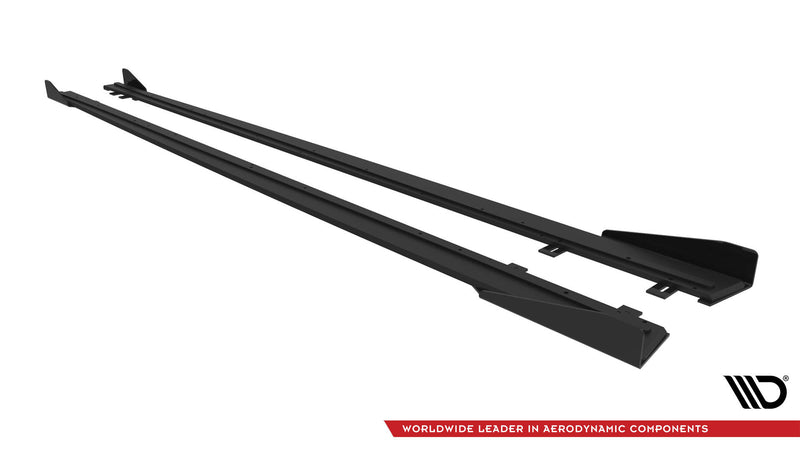 Maxton Design Street Pro Seitenschweller Diffusor + Flaps BMW 4 Coupe / Gran Coupe / Cabrio M-Pack F32 / F36 / F33