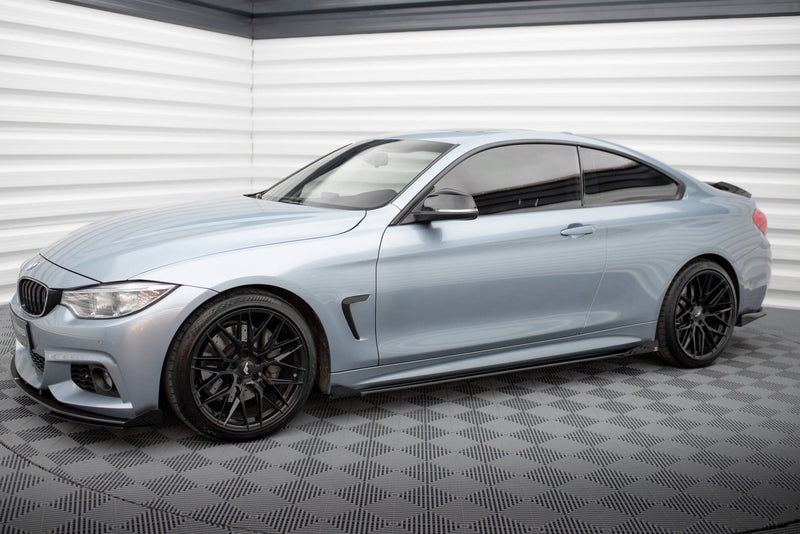 Maxton Design Street Pro Seitenschweller Diffusor + Flaps BMW 4 Coupe / Gran Coupe / Cabrio M-Pack F32 / F36 / F33