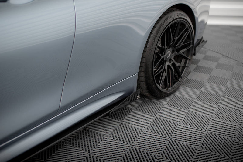 Maxton Design Street Pro Seitenschweller Diffusor + Flaps BMW 4 Coupe / Gran Coupe / Cabrio M-Pack F32 / F36 / F33