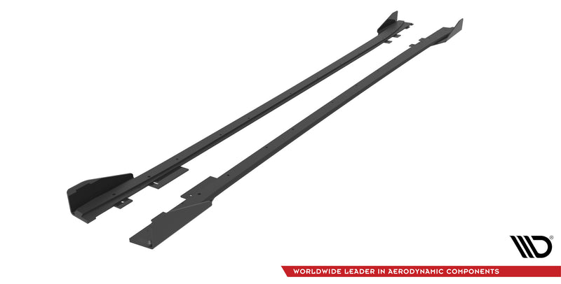 Maxton Design Street Pro Seitenschweller Diffusor + Flaps BMW 4 Gran Coupe F36