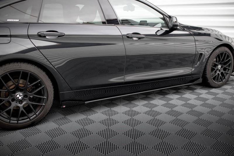 Maxton Design Street Pro Seitenschweller Diffusor + Flaps BMW 4 Gran Coupe F36