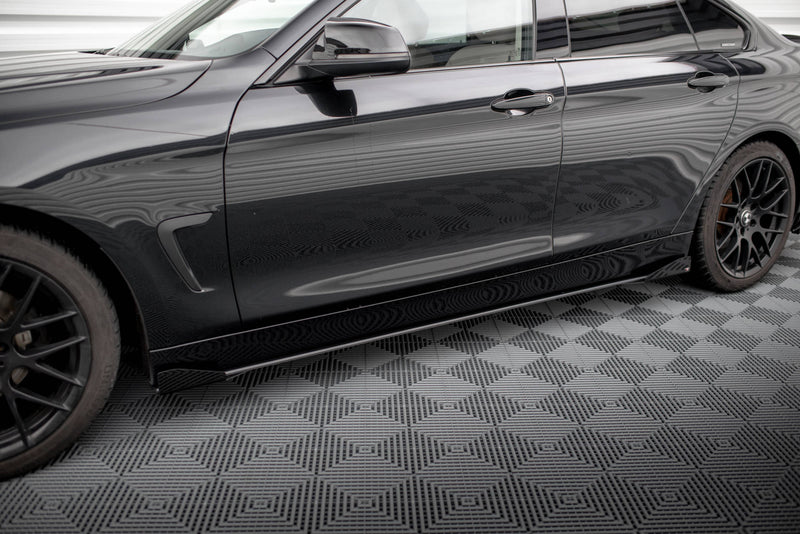 Maxton Design Street Pro Seitenschweller Diffusor + Flaps BMW 4 Gran Coupe F36