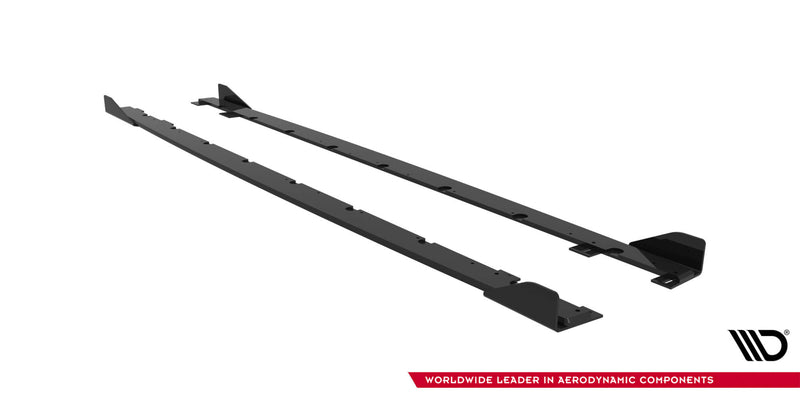 Maxton Design Street Pro Side Skirts Diffuser + Flaps BMW M135i F70