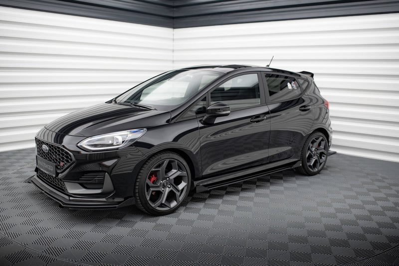 Maxton Design Street Pro Side Skirt Diffuser + Flaps Ford Fiesta ST / ST-Line Mk8