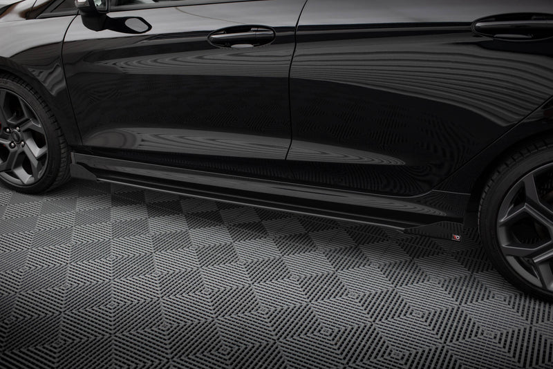 Maxton Design Street Pro Seitenschweller Diffusor + Flaps Ford Fiesta  ST / ST-Line Mk8