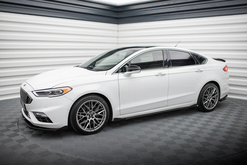 Maxton Design Street Pro Side Skirts Diffuser + Flaps Ford Mondeo Sport Mk5 Facelift / Fusion Sport Mk2 Facelift