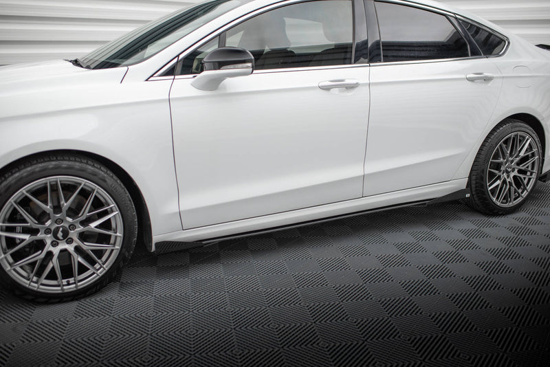 Maxton Design Street Pro Seitenschweller Diffusor + Flaps Ford Mondeo Sport Mk5 Facelift / Fusion Sport Mk2 Facelift