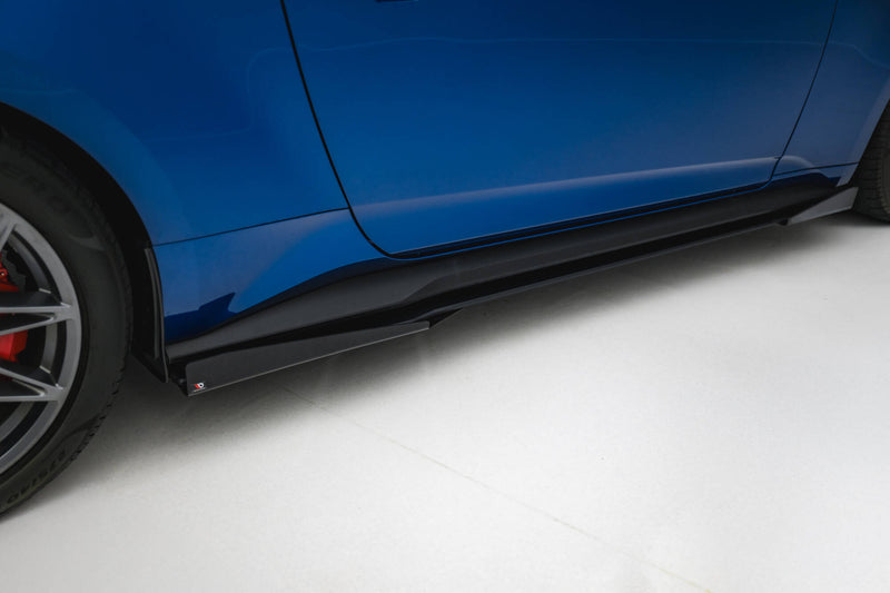 Maxton Design Street Pro Side Skirt Diffuser + Flaps Ford Mustang GT Mk7