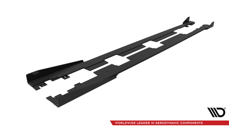 Maxton Design Street Pro Seitenschweller Diffusor + Flaps Honda Civic Mk10
