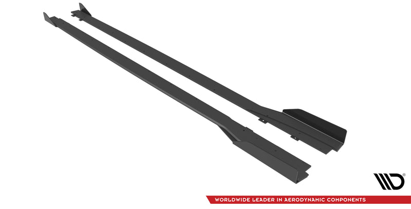 Maxton Design Street Pro Seitenschweller Diffusor + Flaps Honda Civic Type-R Mk 11