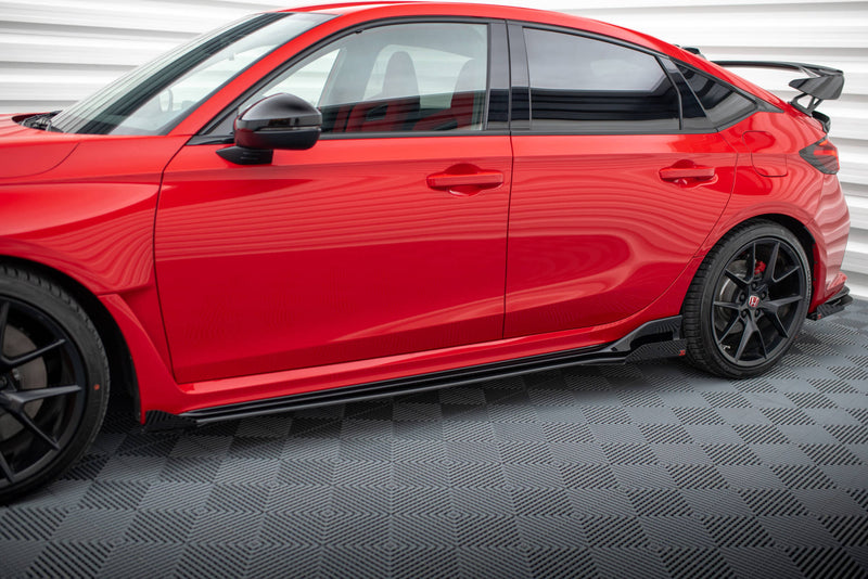 Maxton Design Street Pro Seitenschweller Diffusor + Flaps Honda Civic Type-R Mk 11