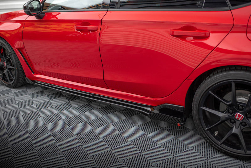 Maxton Design Street Pro Seitenschweller Diffusor + Flaps Honda Civic Type-R Mk 11